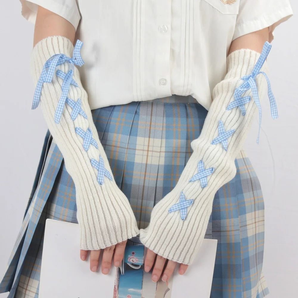 Fingerless Glove Knit - Guantes sin dedos de punto para