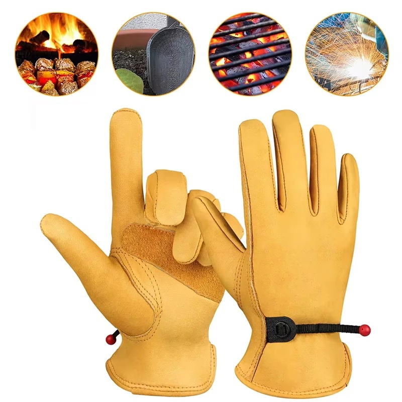 Leather Driving Glove - Guantes de Cuero para Hombre, Guantes