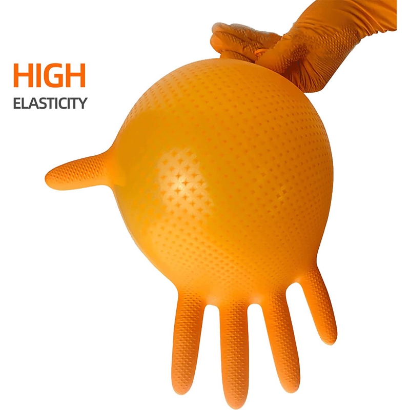 Guantes de nitrilo naranja ind - Nitrile Mechanic Glove reseña y precio