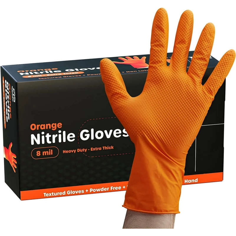 Guantes de nitrilo de 8mil gru - Nitrile Mechanic Glove reseña y precio