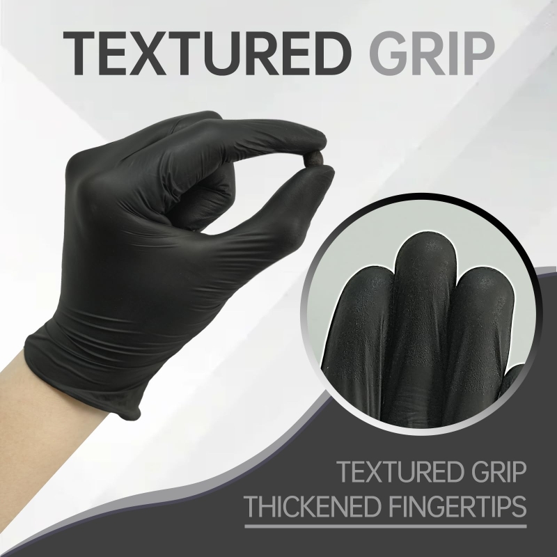 100 Guantes de Nitrilo Negros  - Nitrile Mechanic Glove reseña y precio